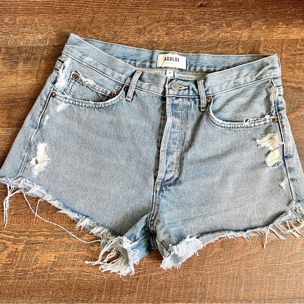 Agolde Parker Denim Shorts, SZ 27 /very lightly worn- great condition